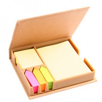 SET ECOLOGICO DE NOTAS ADHESIVAS.